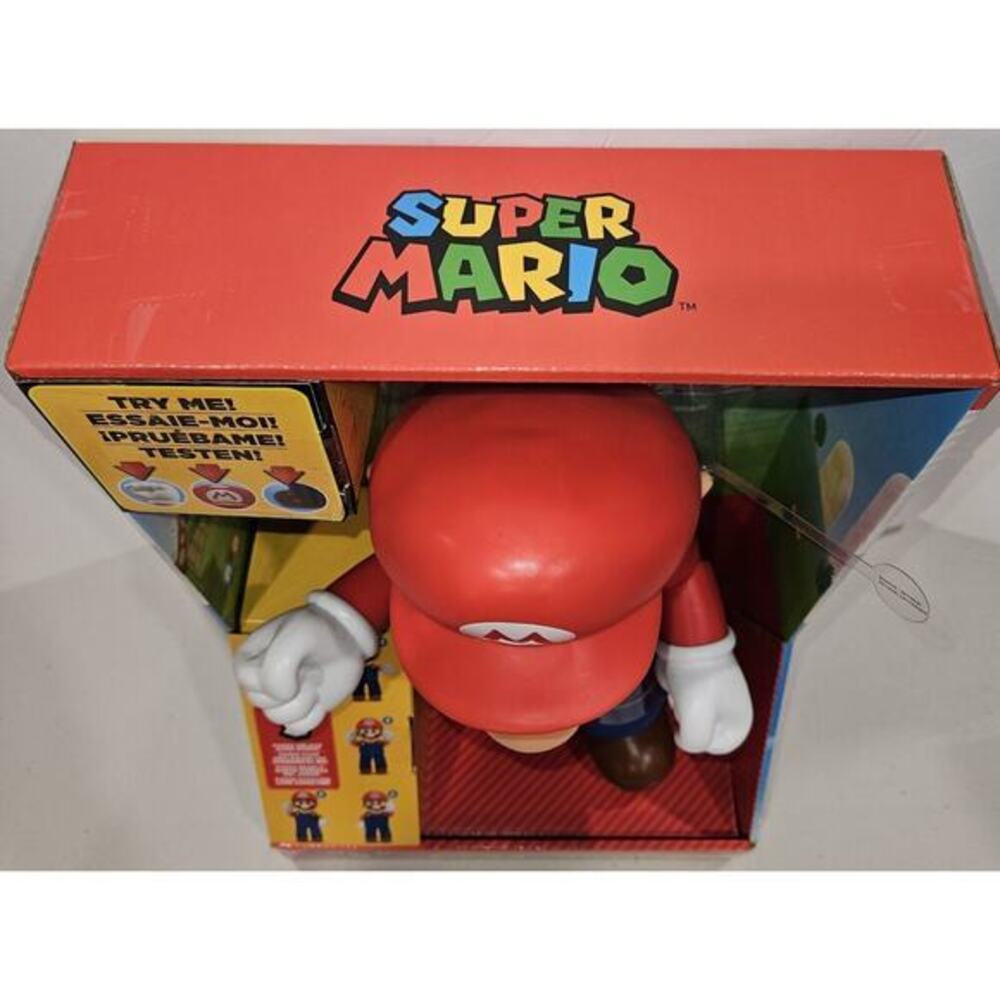 Super Mario It's-A Me, Mario! Talking 12 Inch Figure / Jakks / New!/ Great Gift! - Picture 3 of 7